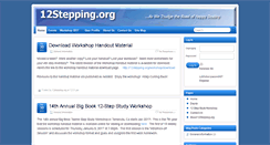 Desktop Screenshot of 12stepping.org